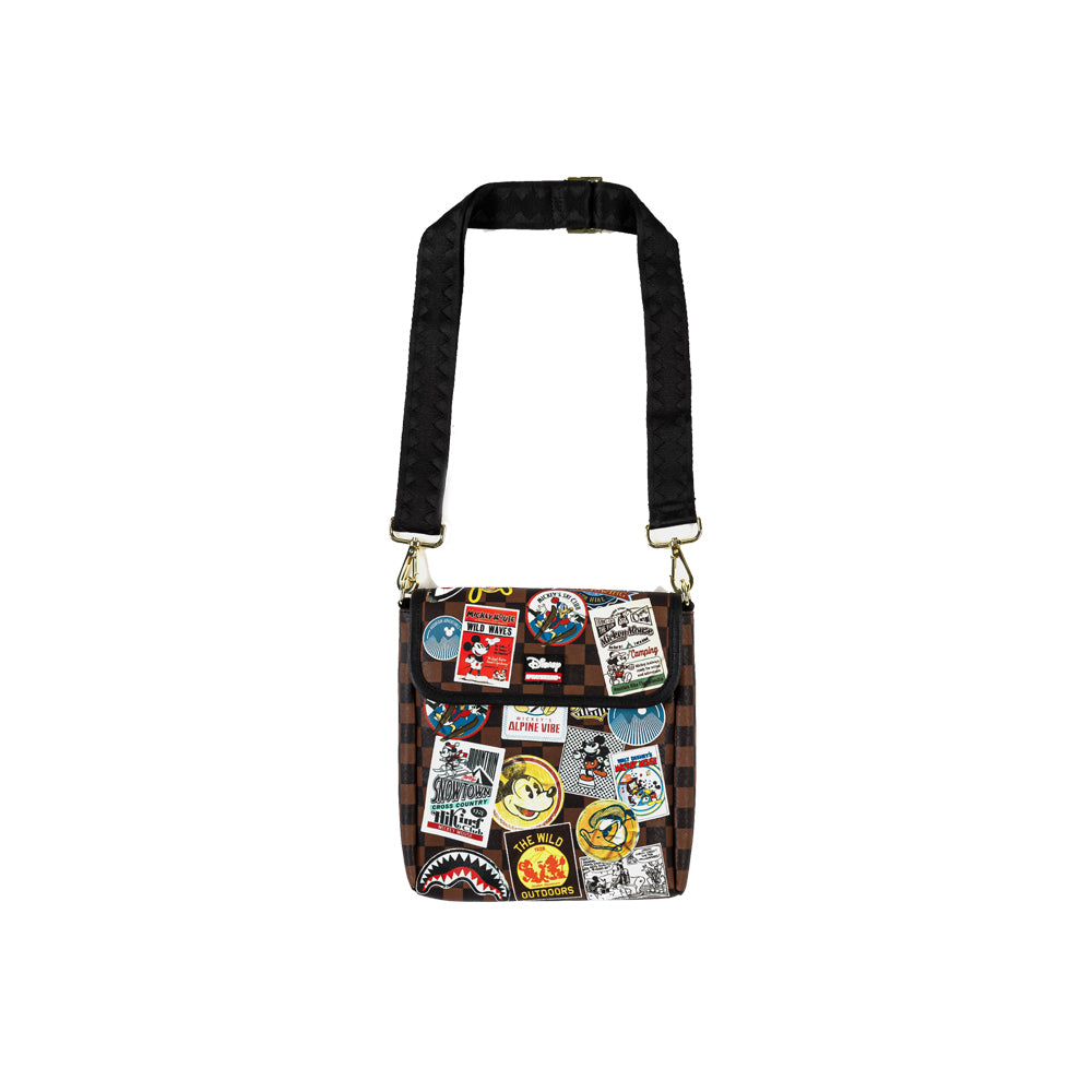 Mickey Global Mogul Style Messenger Sling - Brown