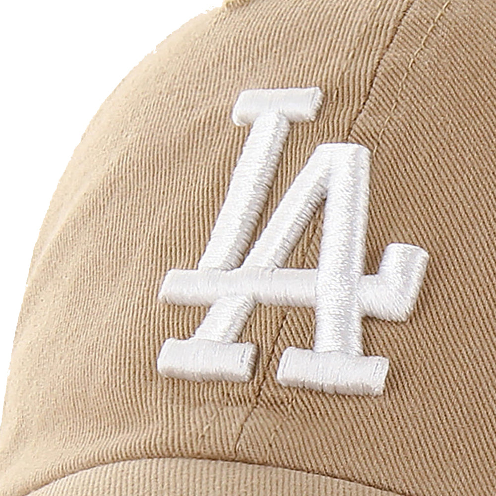 MLB Los Angeles Dodgers Clean Up Cap - Khaki