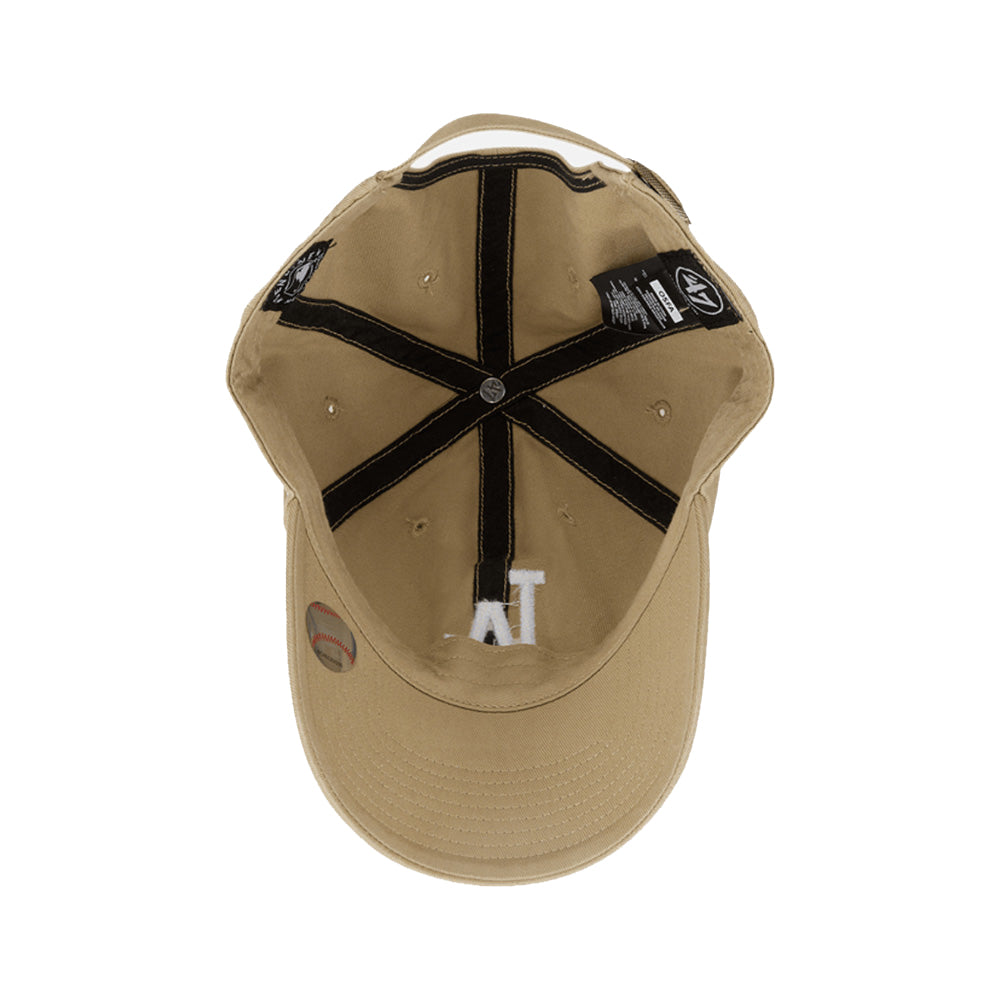MLB Los Angeles Dodgers Clean Up Cap - Khaki