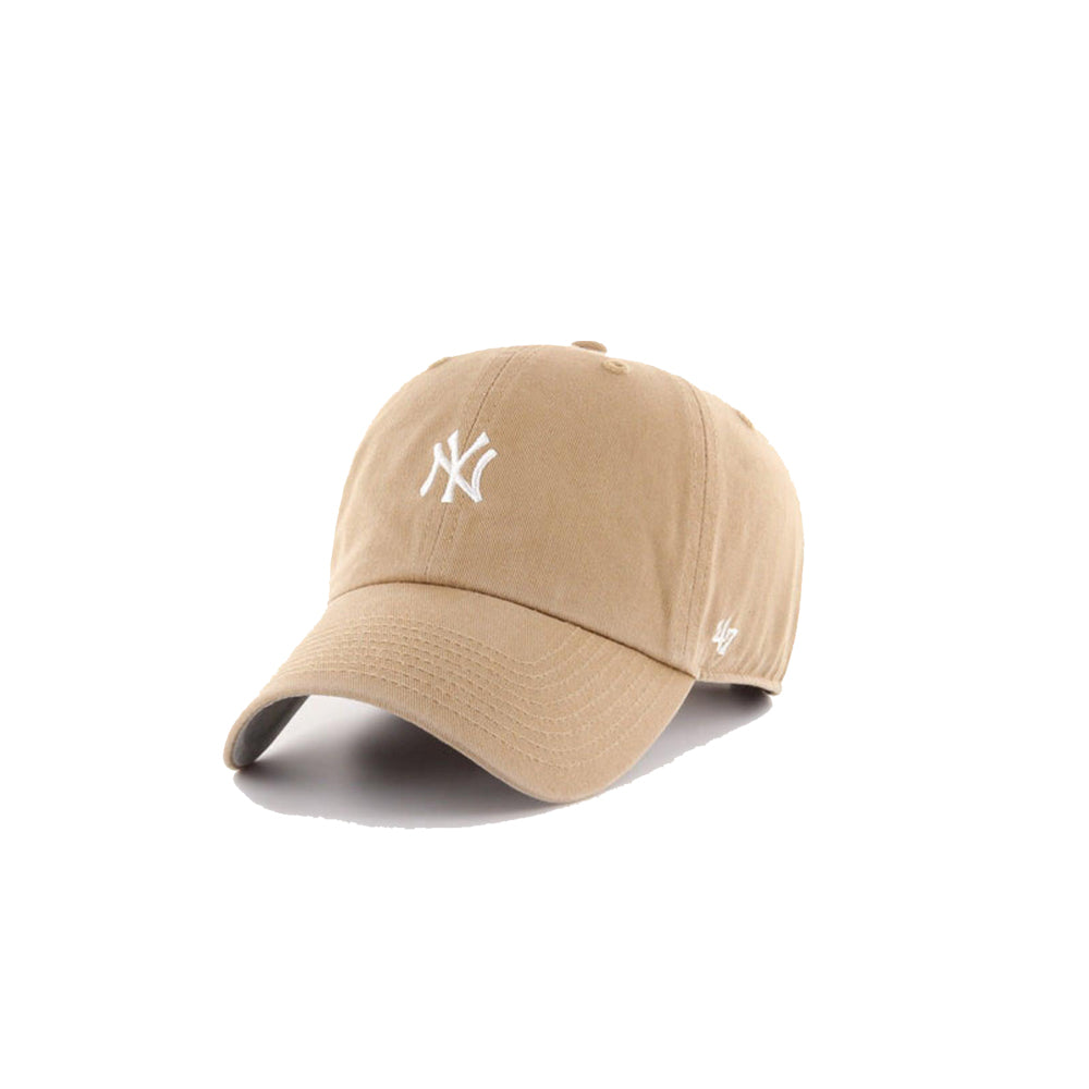 MLB New York Yankees Base Runner Clean Up Cap - Khaki