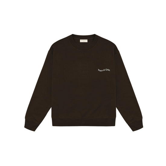 Wordmark Crewneck (Brown)