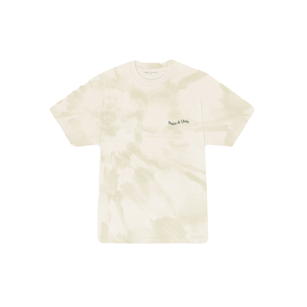 Wordmark Tye Dye T-Shirt - Bone
