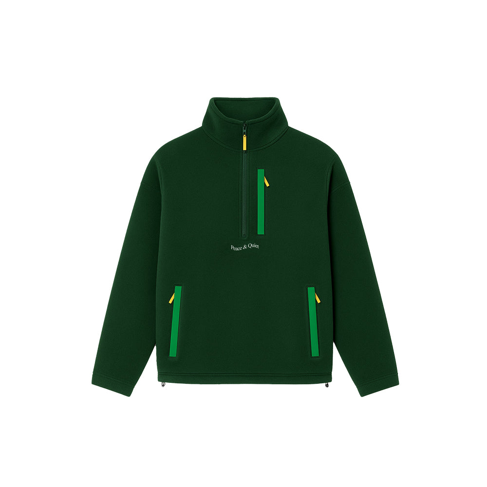 Summit Polar Fleece Quarter Zip - Forest