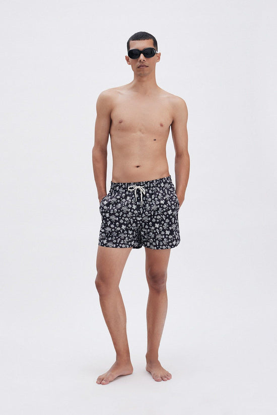 Classic Swim Shorts Black Mexican Birds x Marion Deuchars