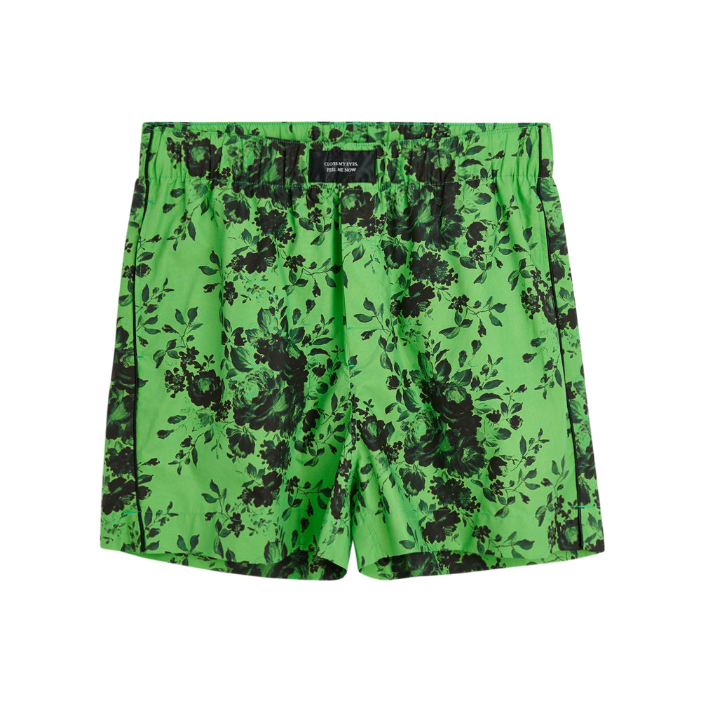 Jonathan Saunders Sweet Pyjama Shorts (Green Rose)