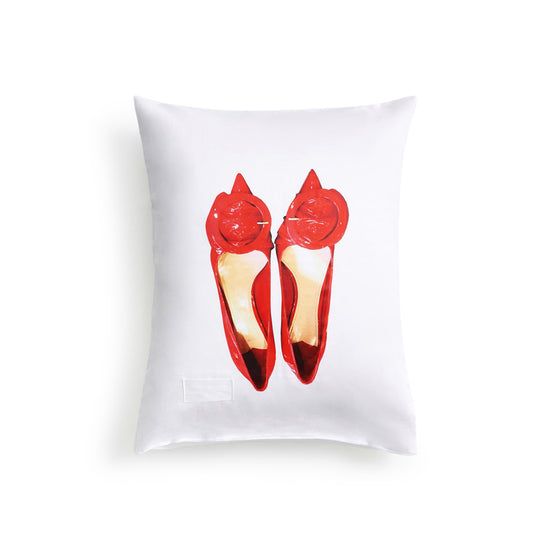 Heels Pure Poplin Pillow Case (White)