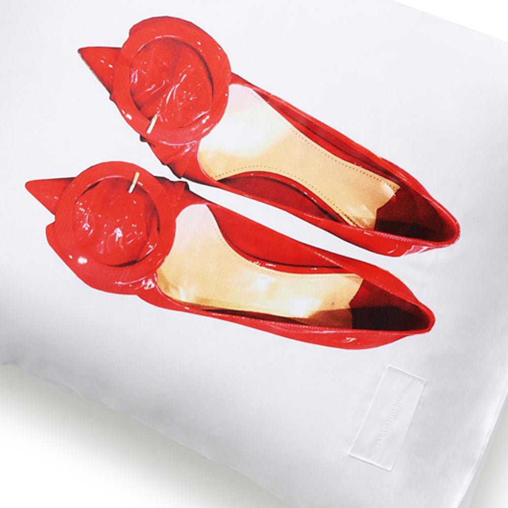 Heels Pure Poplin Pillow Case (White)