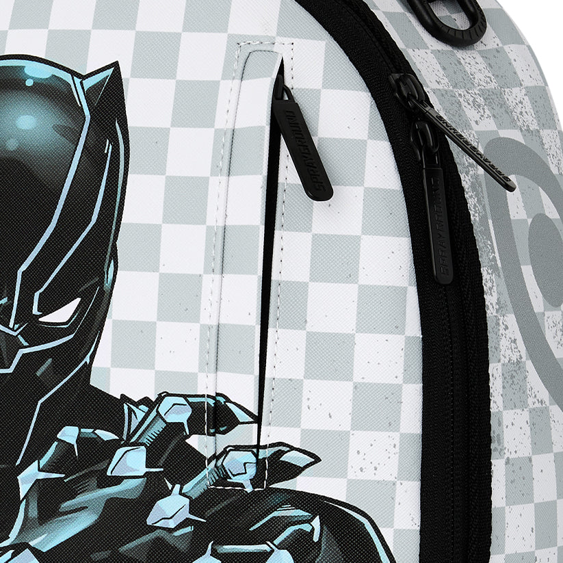 Marvel Black Panther Wakanda Forever On White Check Dlxsv Backpack - Multi