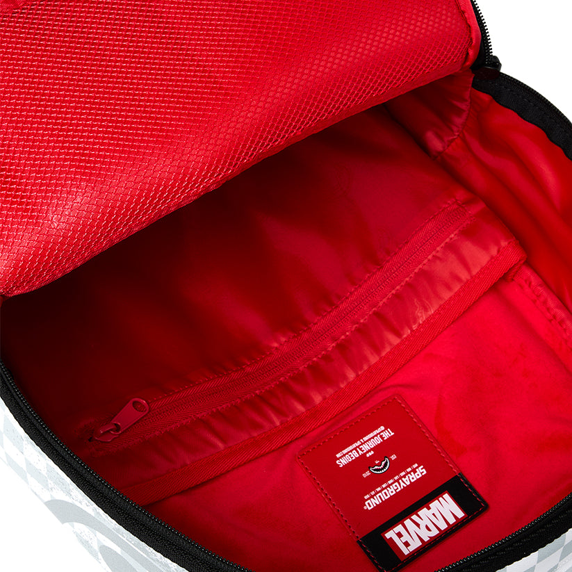 Marvel Black Panther Wakanda Forever On White Check Dlxsv Backpack - Multi