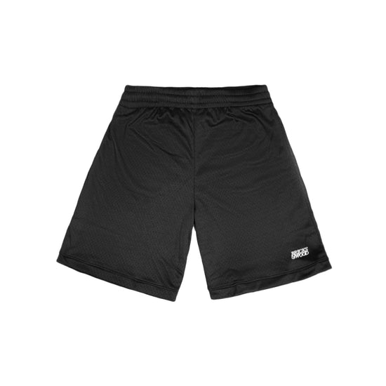 Mesh Logo Basketball Shorts (Black)