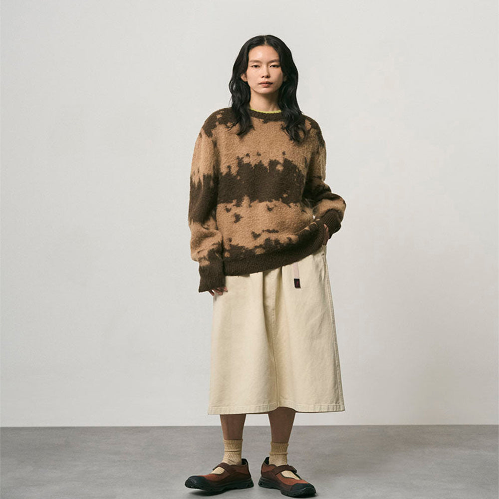 Mohair Splatter Sweater - Taupe Splatter