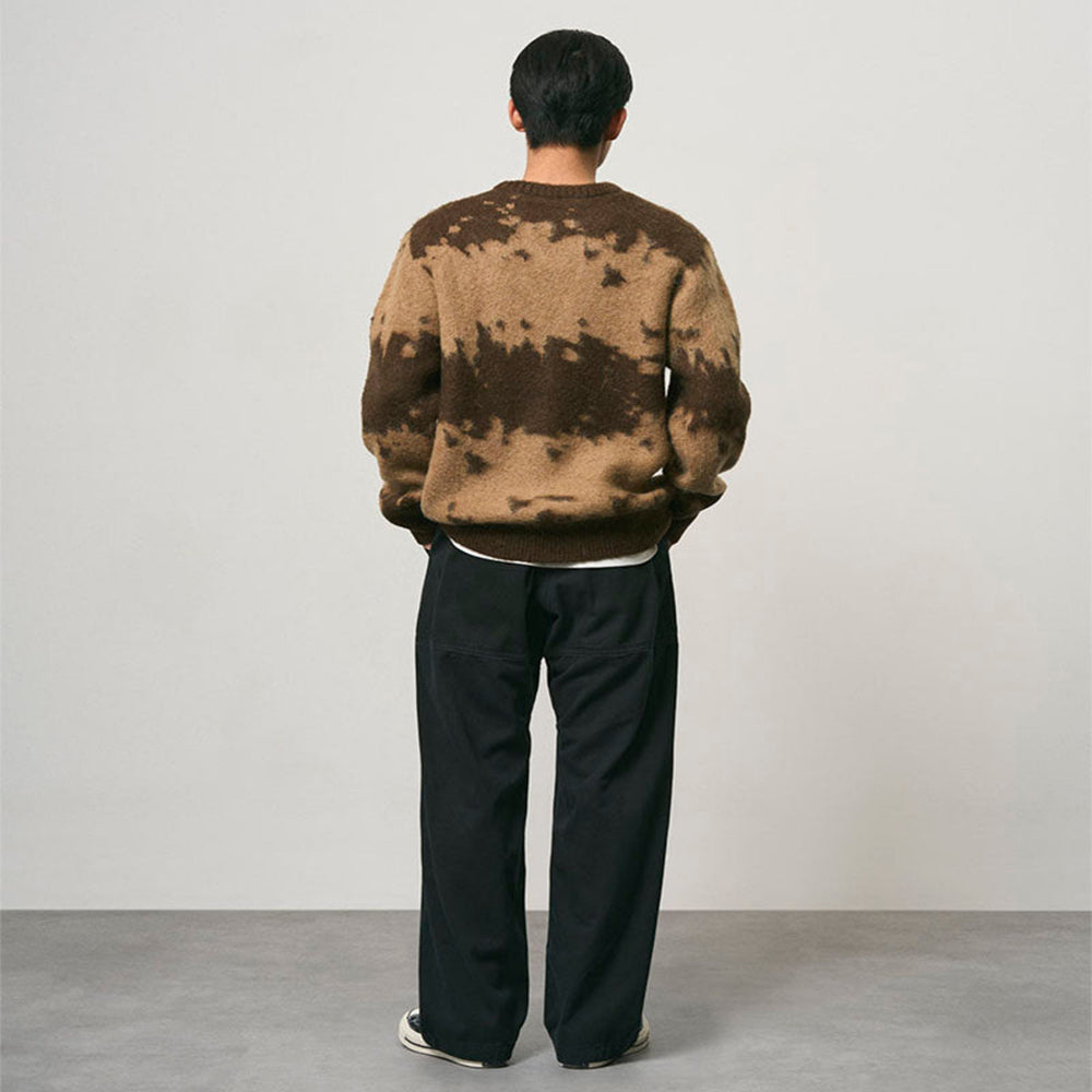 Mohair Splatter Sweater - Taupe Splatter