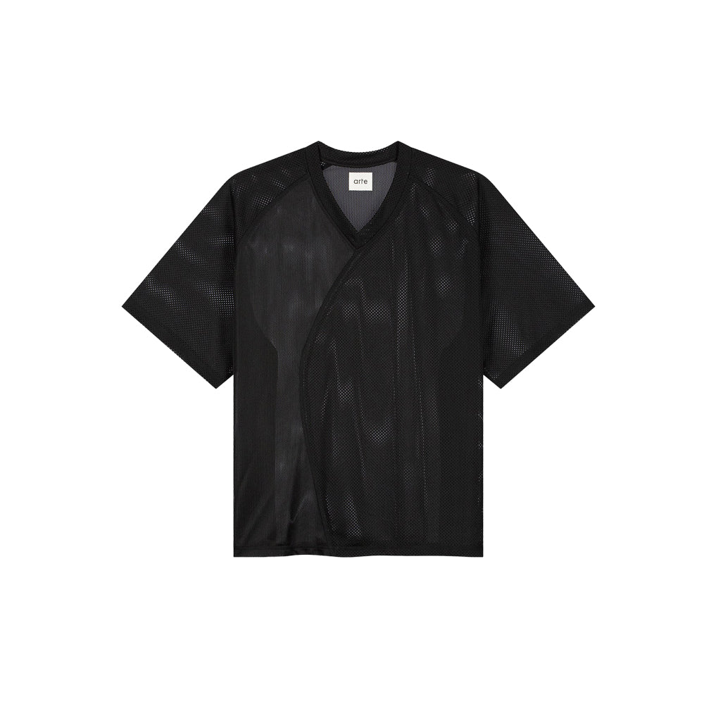 Multi Mesh T-Shirt - Black