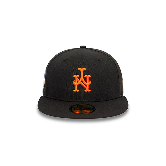 New York Mets Upside Down 59FIFTY Fitted (Black)