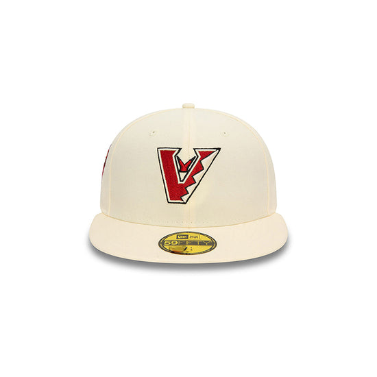 Arizona Diamondback Upside Down 59FIFTY Fitted (Cream)