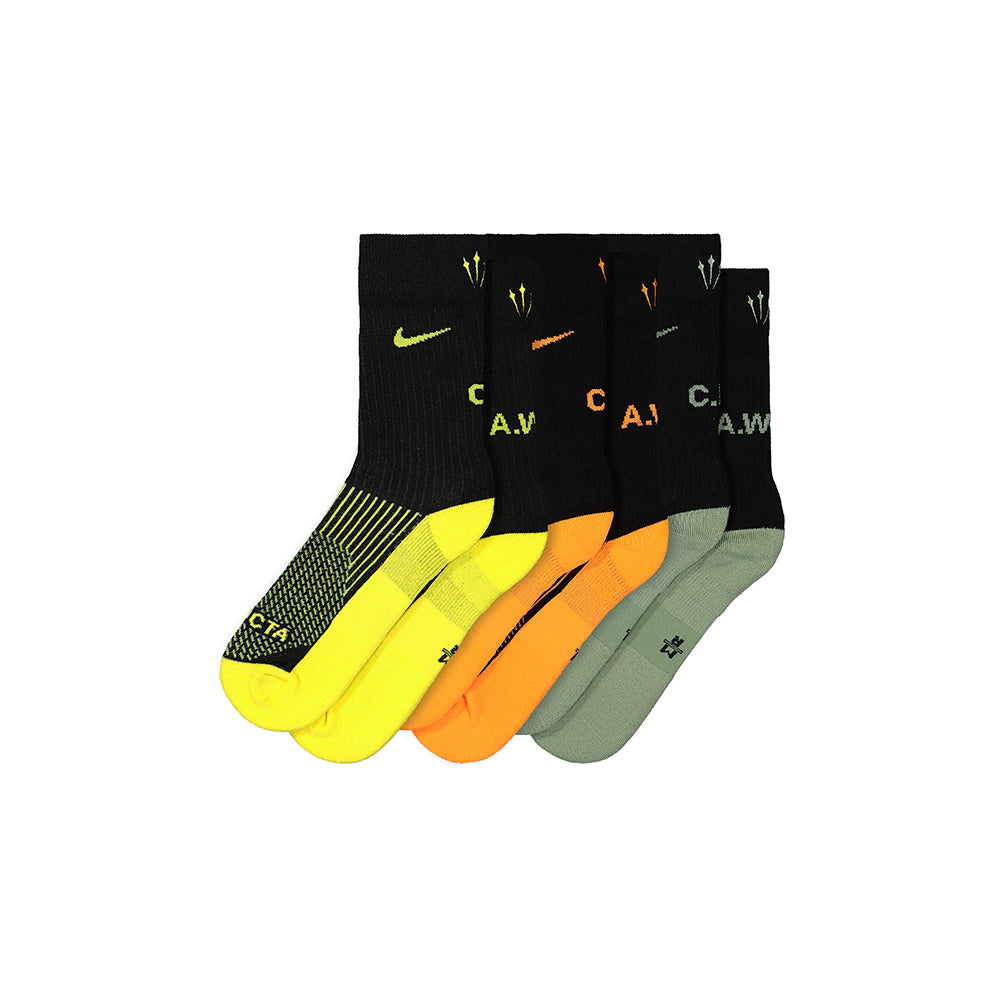 NOCTA x Nike 3-Pack Crew Socks (Multi Black)