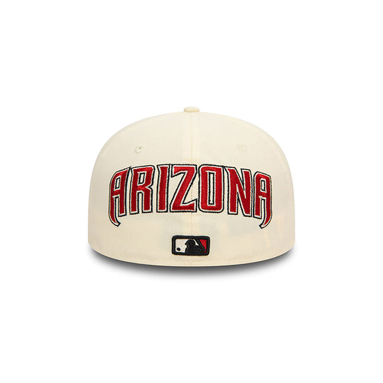 Arizona Diamondback Upside Down 59FIFTY Fitted (Cream)