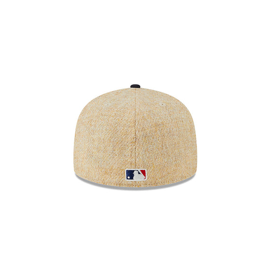 New York Yankees MLB Harris Tweed 59FIFTY Fitted (Open Brown)