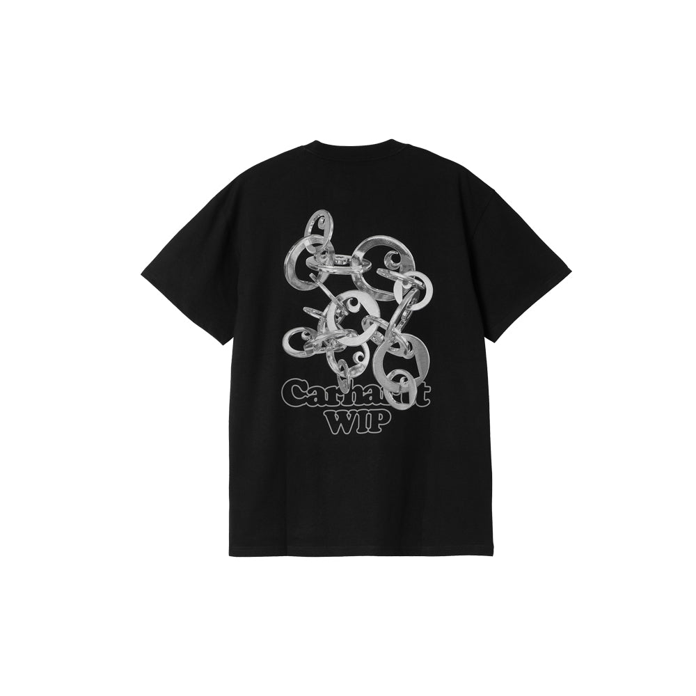 S/S Linked Charms T-Shirt (Black/Silver)