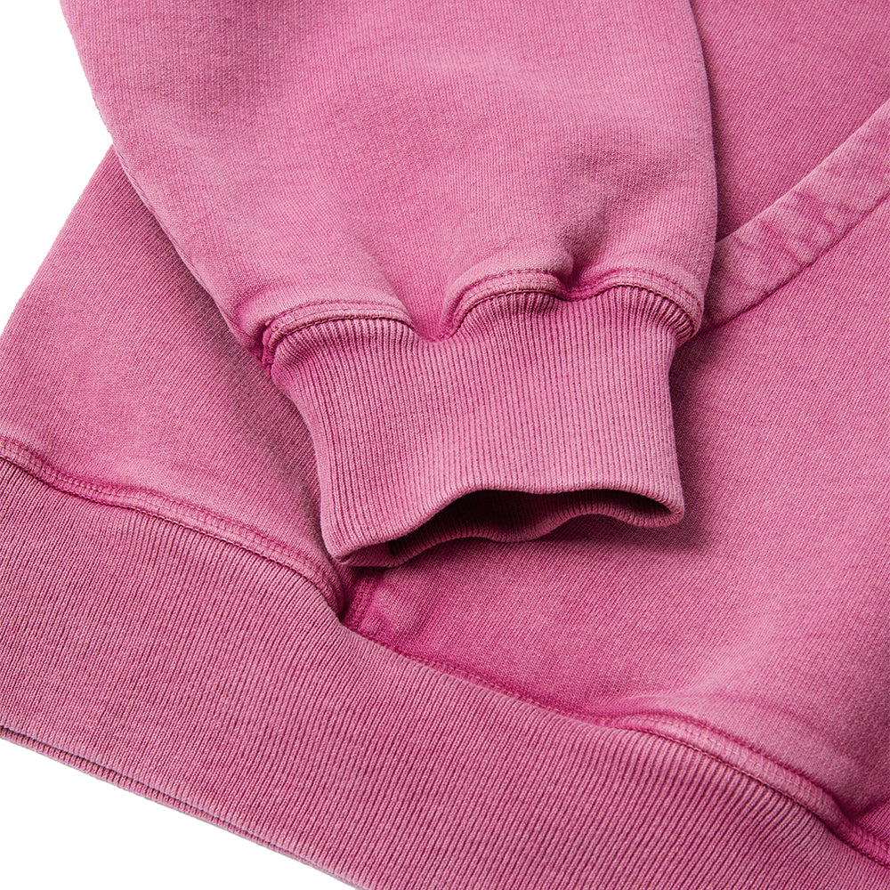 Not Fade Away Zip Hooded Sweatshirt - Washed Tyrian Purple