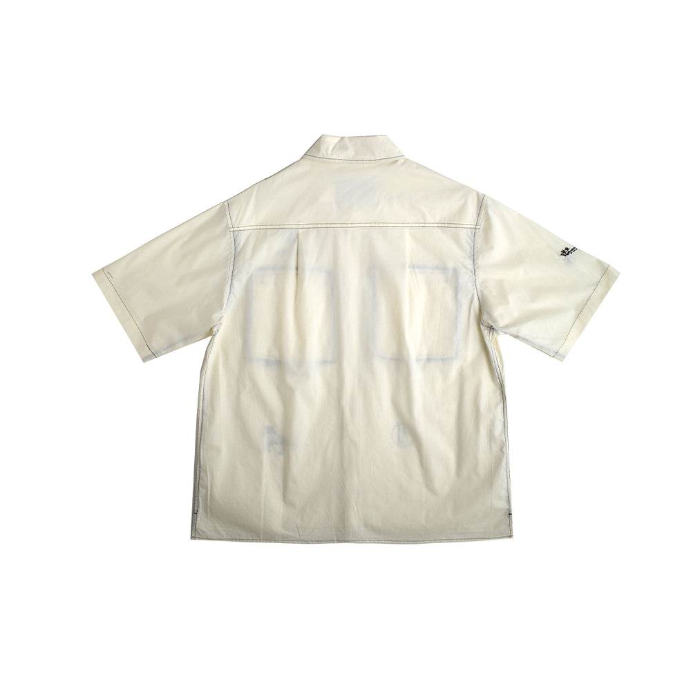 No Where Button Up - Birch