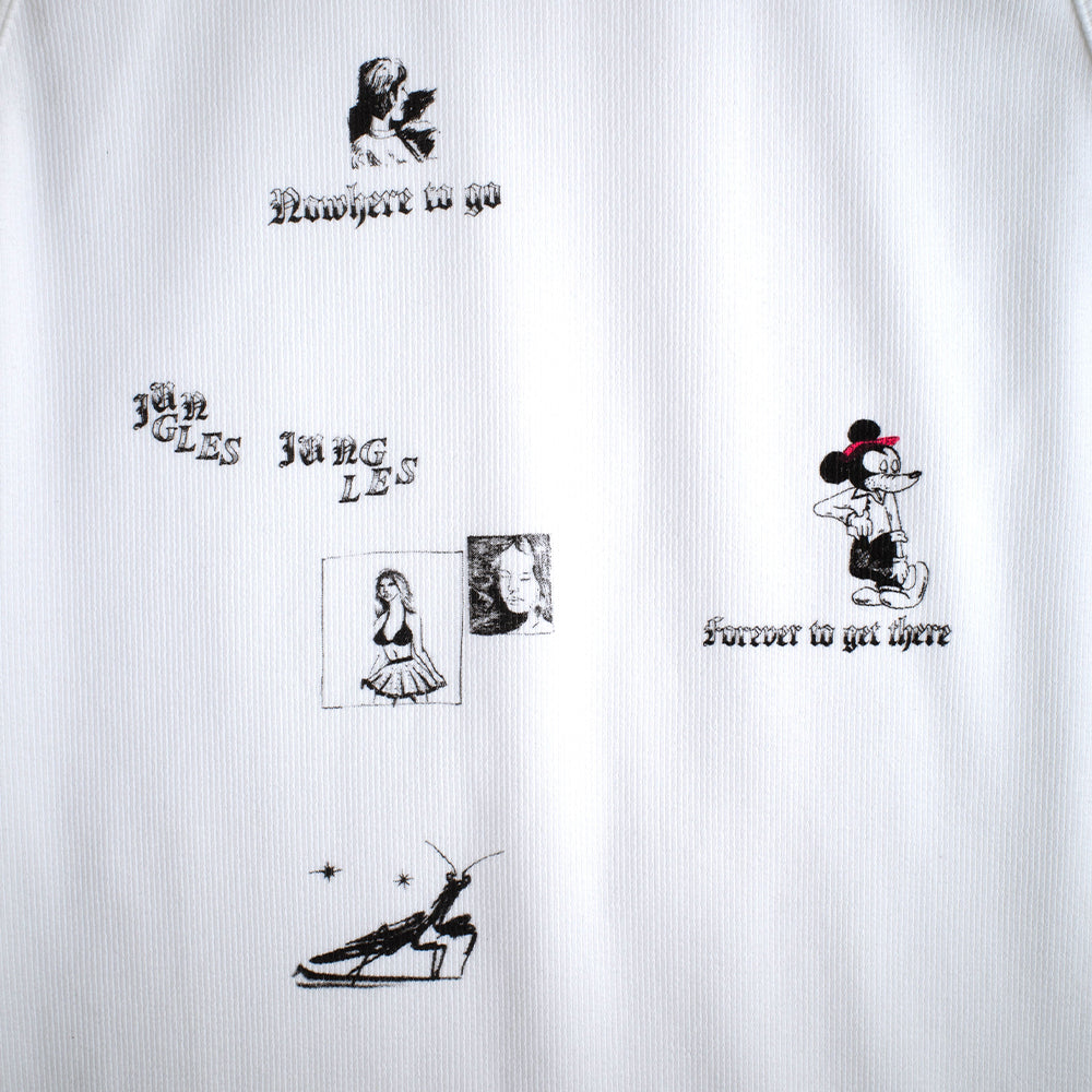 No Where To Go Singlet - White