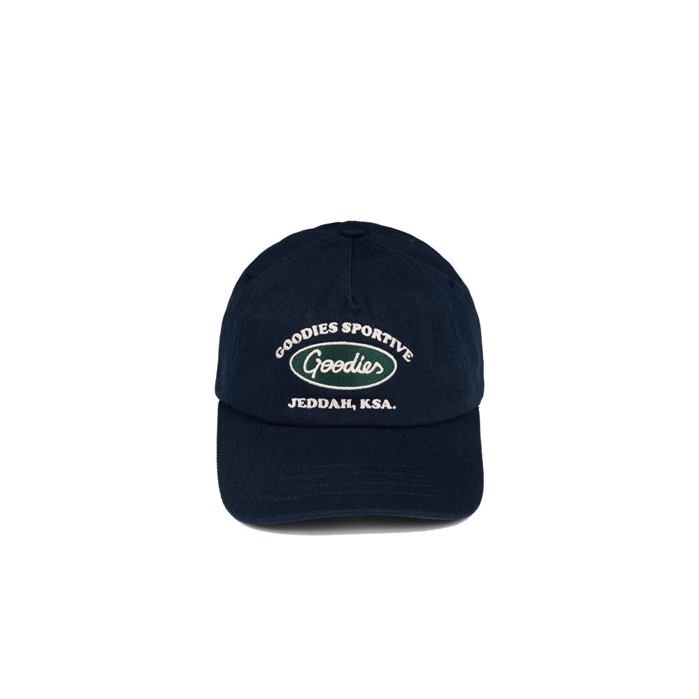 Navy And Green Cap - Blue