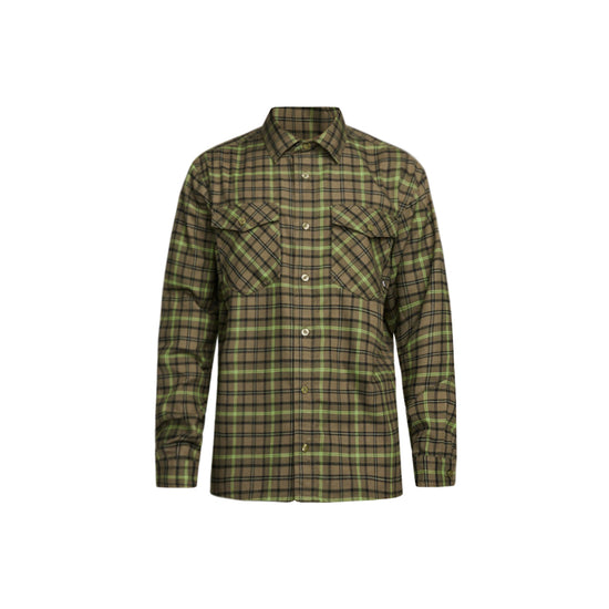 Nike SB Flannel LS Button-Up (Medium Olive/Cargo Khaki)