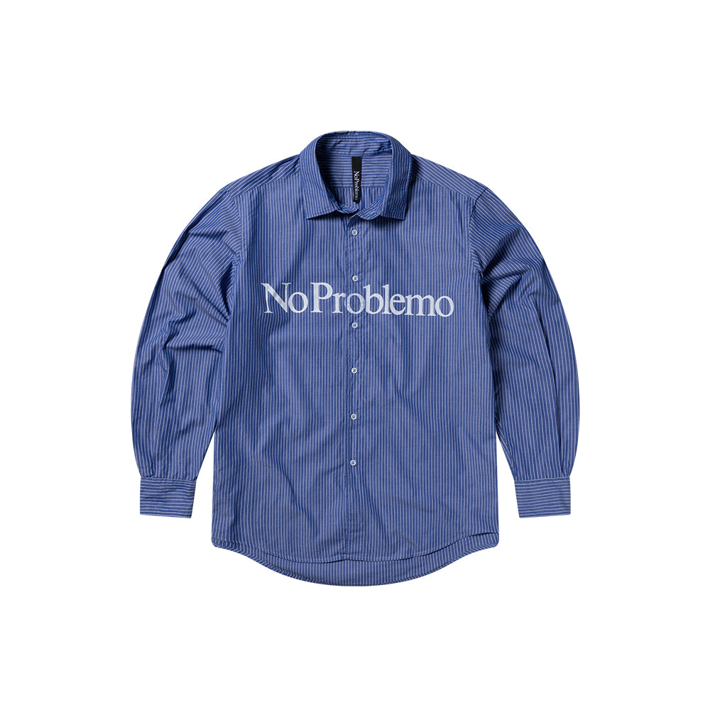 No Problemo LS Poplin Shirt - Navy