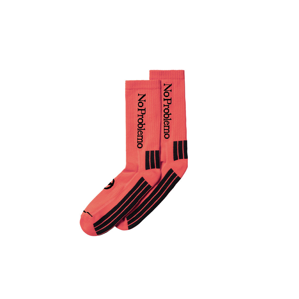 No Problemo Socks - Coral