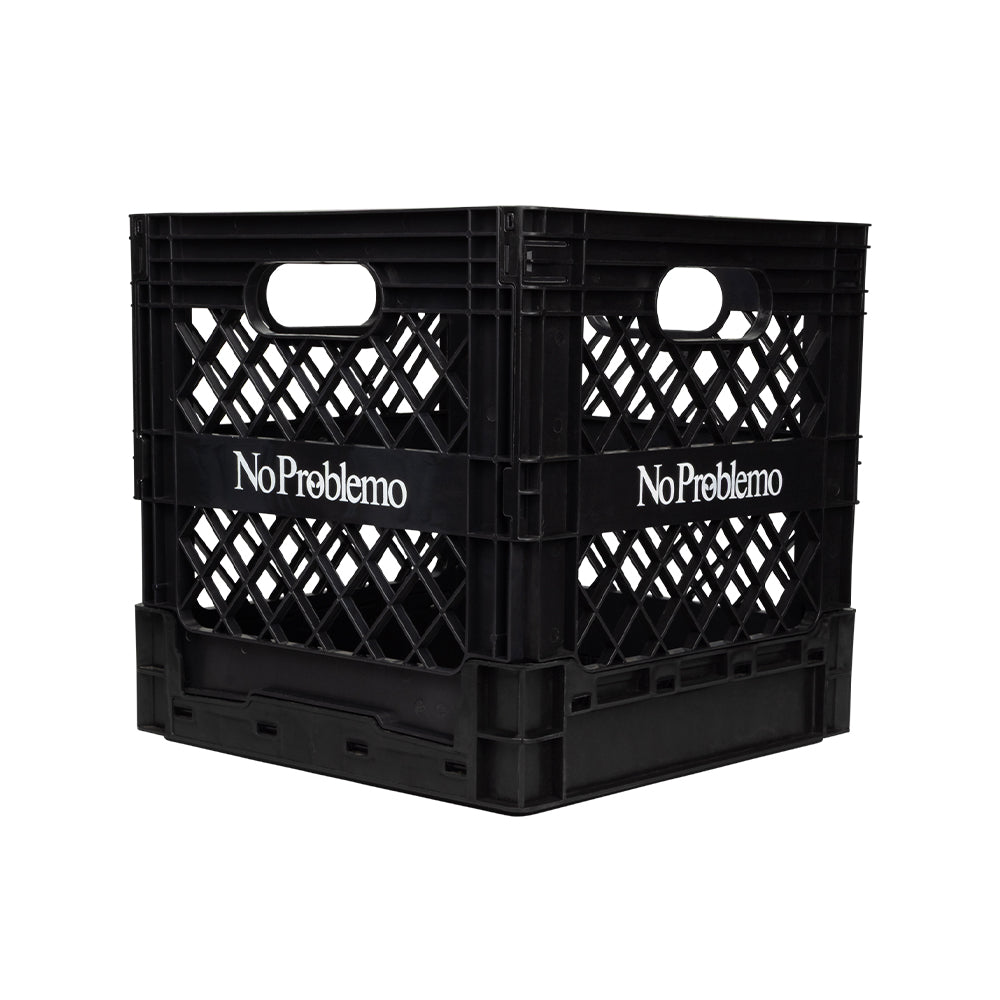 No Problemo Vinyl Crate - Black
