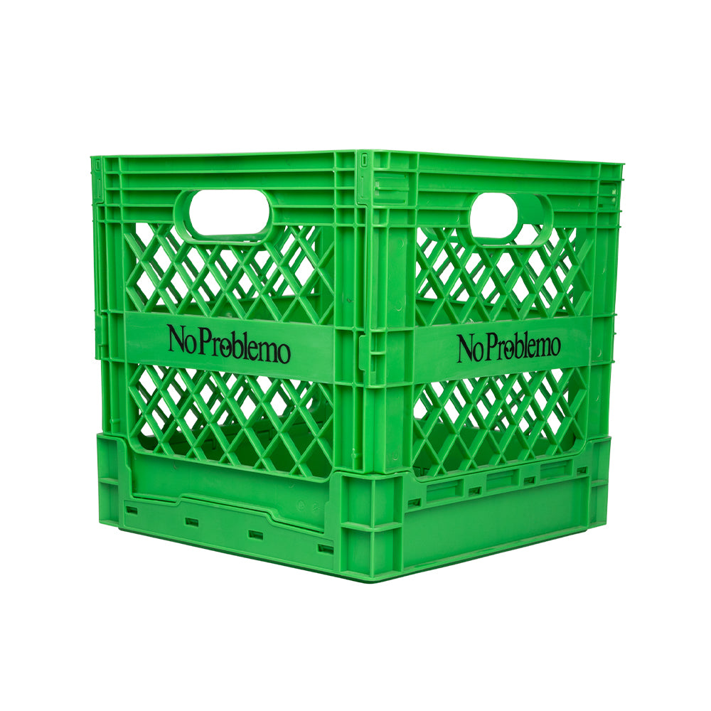No Problemo Vinyl Crate - Green
