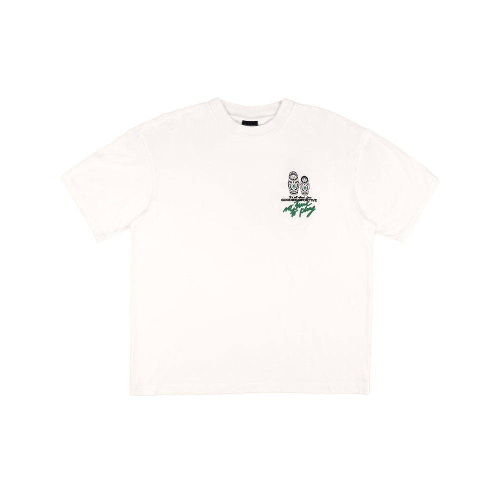 No Time To Play Tee - White