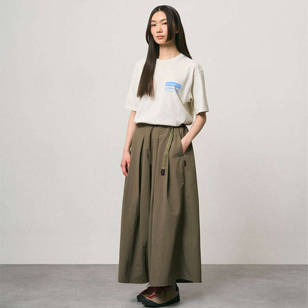 Women's Nylon Flare Pant - Burnt Olive