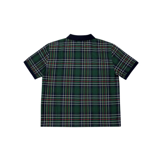 Ogilvie Hunting Tartan Full Zip Shirt (Green/Navy)