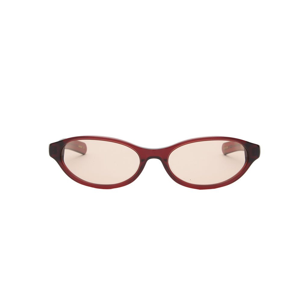 OLYMPIA Crystal Burgundy/Solid Peach Lens