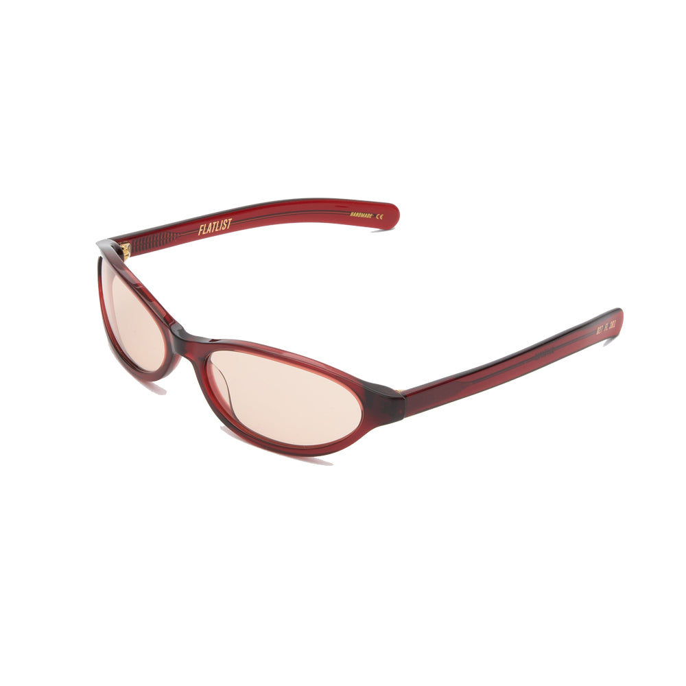 OLYMPIA Crystal Burgundy/Solid Peach Lens