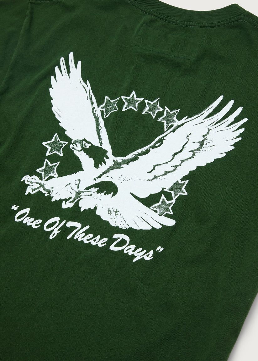 Screaming Eagle Short Sleeve T- Shirt (Forest Green)