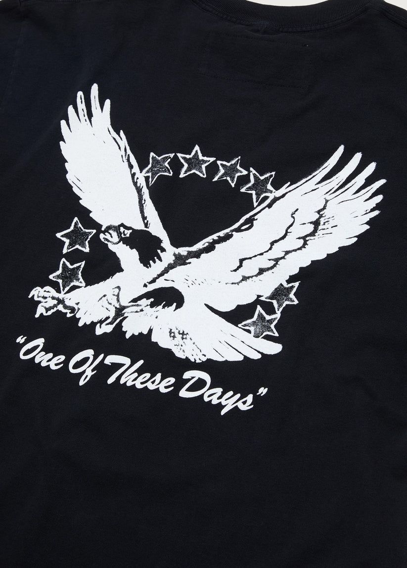 Screaming Eagle Short Sleeve T- Shirt (Washed Black)