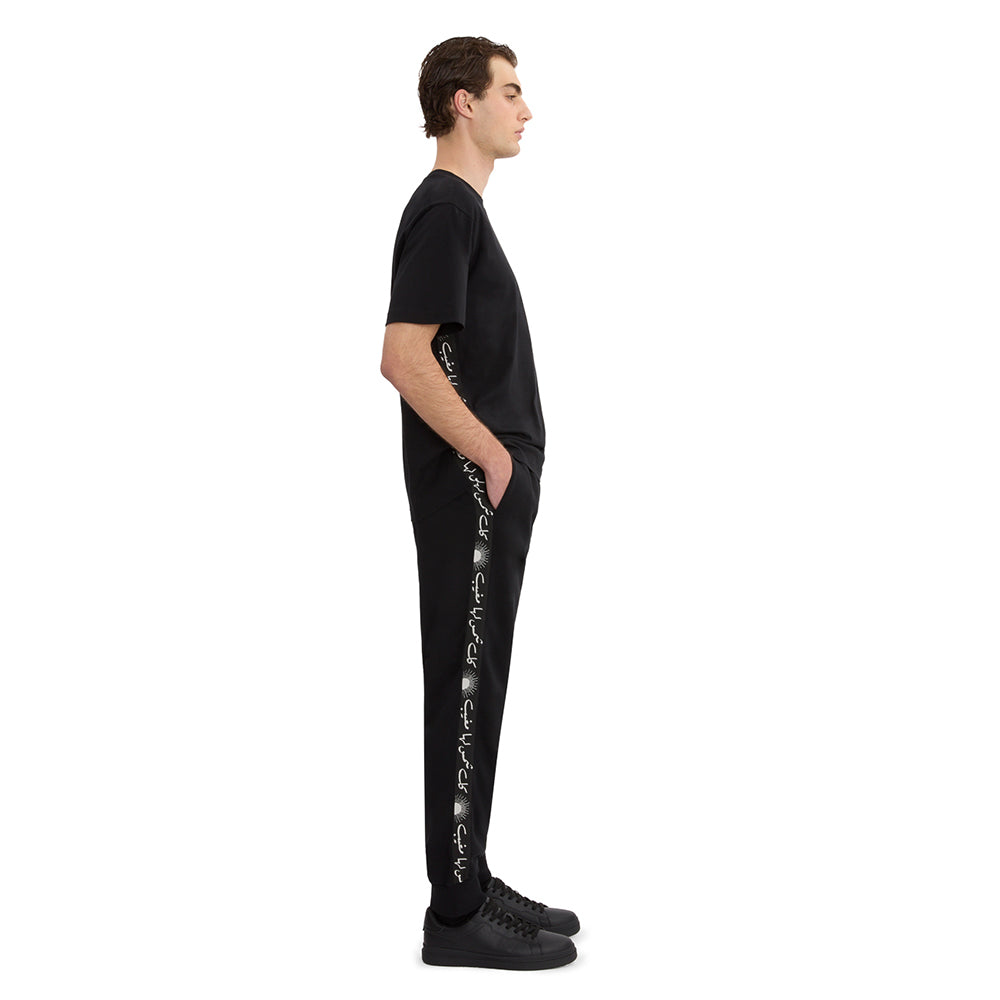 Oversized Tape T-Shirt - Black