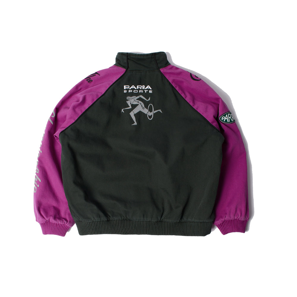 Owl Meets Rat Racing Jacket - Purple Pink