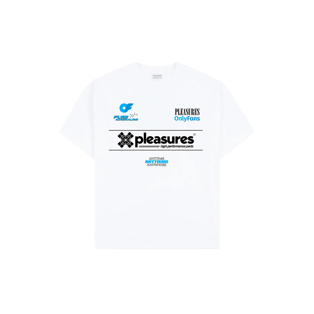 Onlyfans x Pleasures Helmet T-Shirt - White