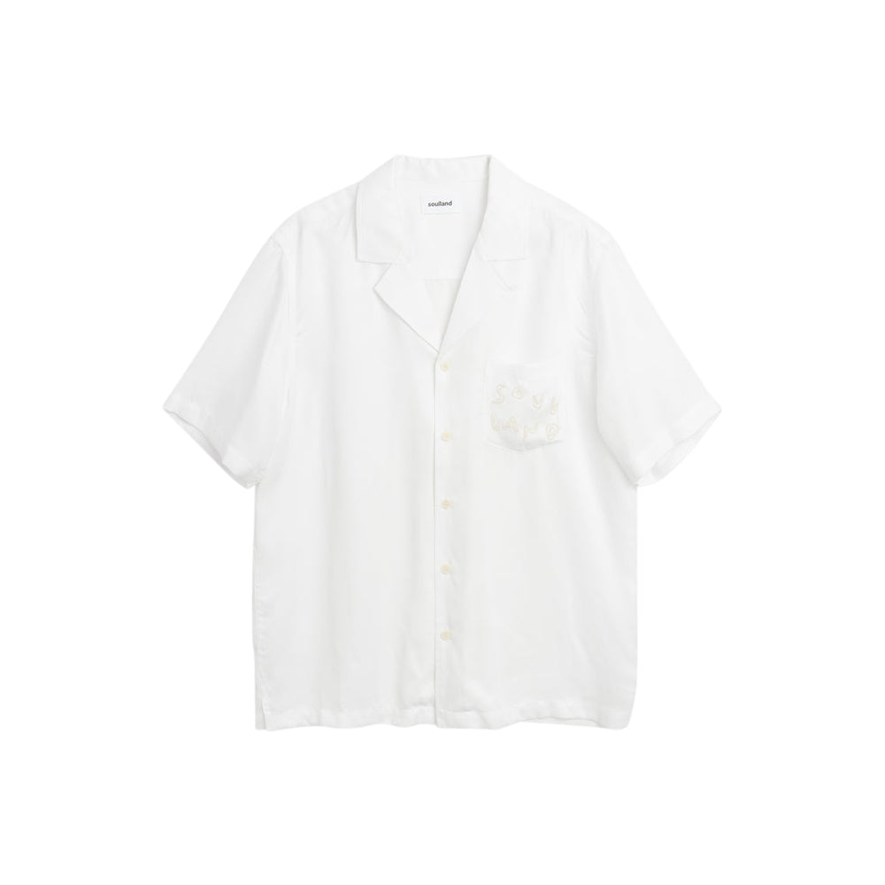 Orson beaded logo Shirt (White)