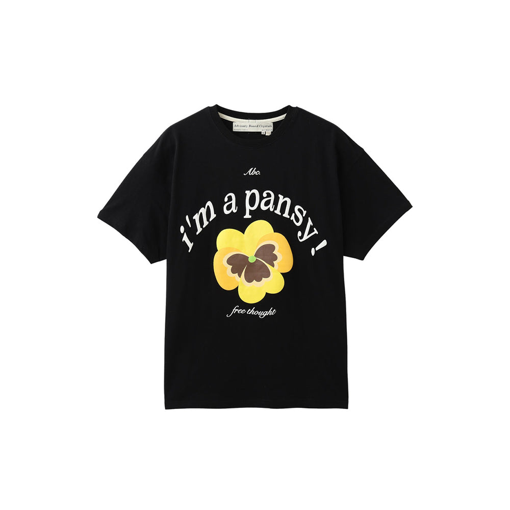 Pansy T-Shirt (Black)