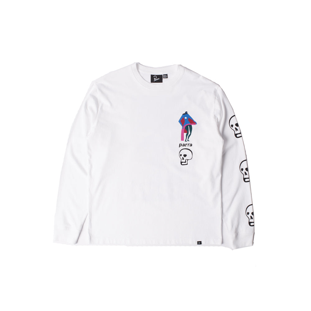 Lowering The Bar Long Sleeve T-Shirt (White)