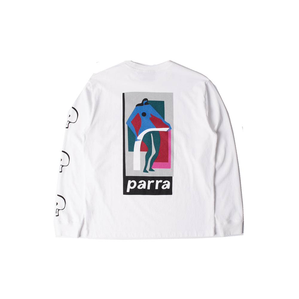 Lowering The Bar Long Sleeve T-Shirt (White)
