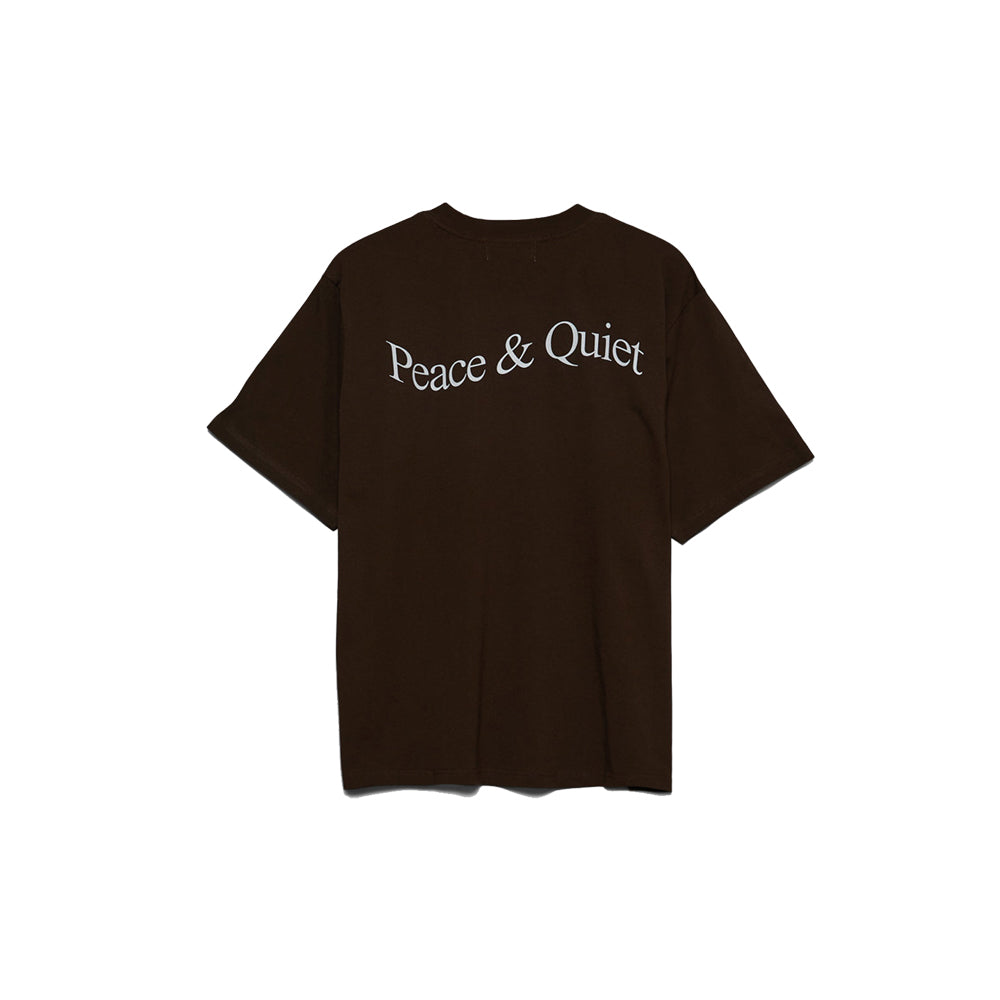 Wordmark T-Shirt (Brown/White)