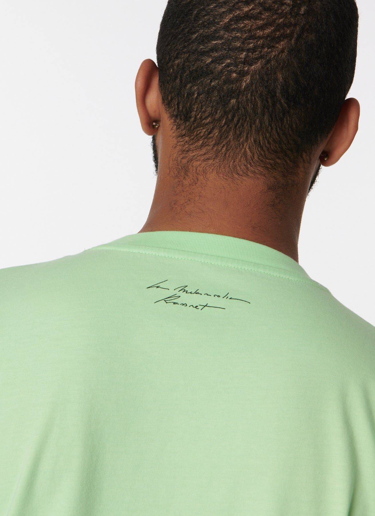 La Melancolia Smile Now T-Shirt Knit (Lime Green)