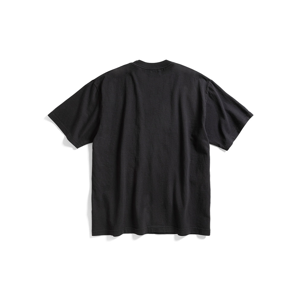 Plaid Applique Tee - Black/Plaid