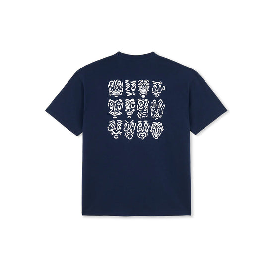 12 Faces Tee (Dark Blue)